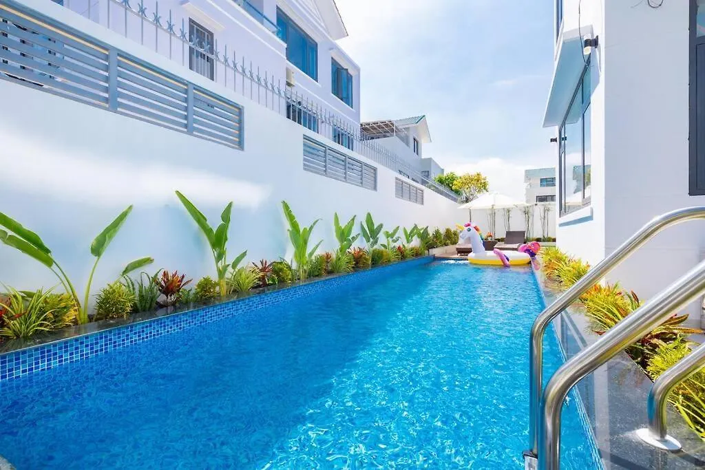 Palm Villa 10 Near Beach 붕타우 0*,